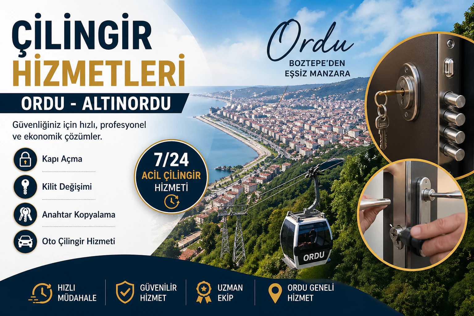 Çilingir Ücretleri Neye Göre Değişir? Ordu Altınordu Çilingir Rehberi